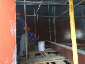 北京城區(qū)排氣玻璃鋼煙筒刷油漆防腐