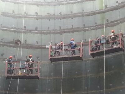 阿勒泰煙囪內(nèi)壁粘貼泡沫玻璃磚防腐施工隊