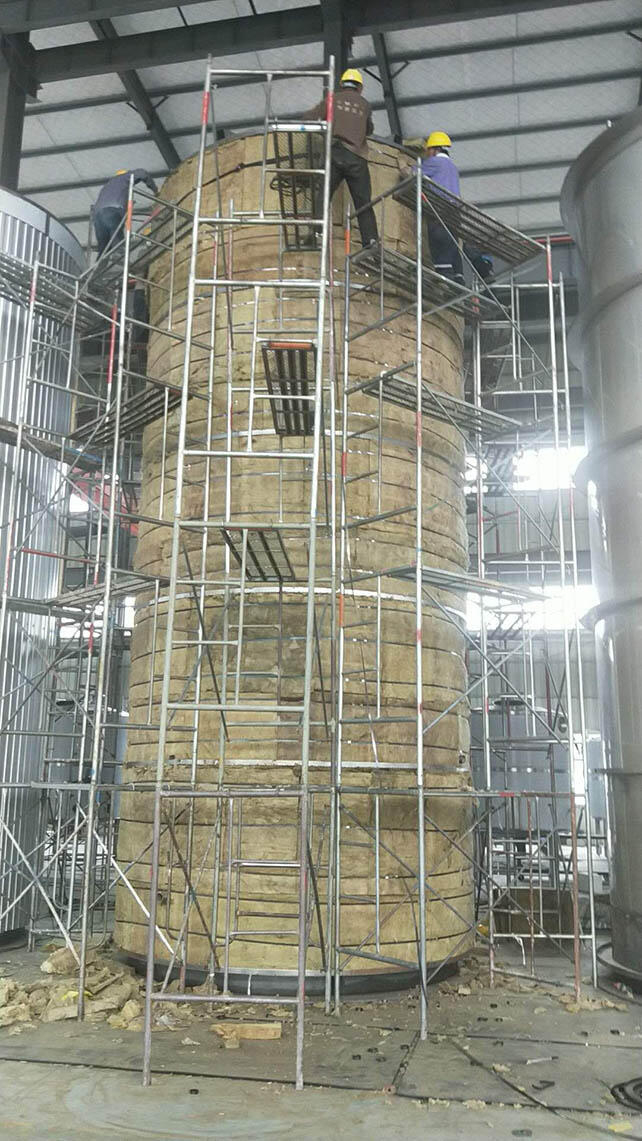 南通市電廠厭氧罐保溫施工隊(duì)鍋爐機(jī)房鐵皮保溫工程防腐保溫公司