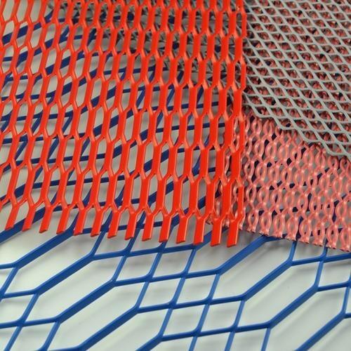安平現(xiàn)貨處理拉伸金屬鋁網(wǎng)板氟碳漆菱形拉網(wǎng)板吊頂幕墻鋁板網(wǎng)加工定制