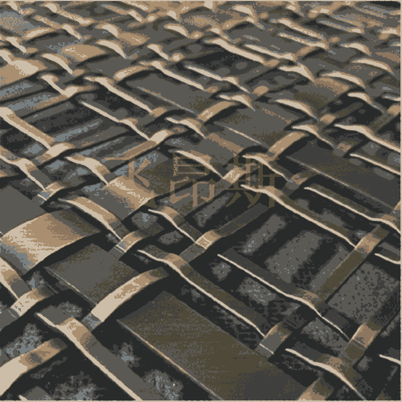 賓館垂簾網(wǎng)酒店裝飾網(wǎng) 仿古做舊金屬網(wǎng)扁絲編織網(wǎng) 黃古銅金屬裝飾網(wǎng)