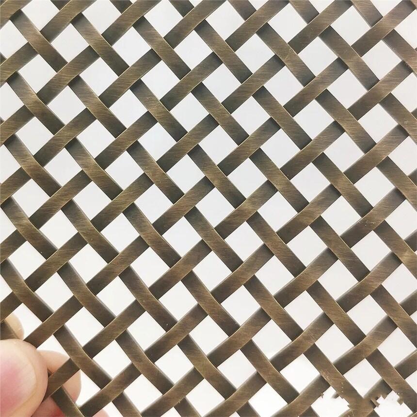 2021新品金屬編織裝飾網(wǎng)隔斷屏風(fēng) 不銹鋼花樣鐵絲網(wǎng)電鍍烤漆質(zhì)感