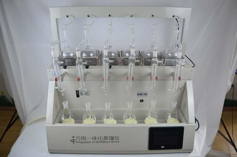 寧夏全自動(dòng)一體化蒸餾儀CYZL-6實(shí)驗(yàn)室6聯(lián)氨氮蒸餾儀