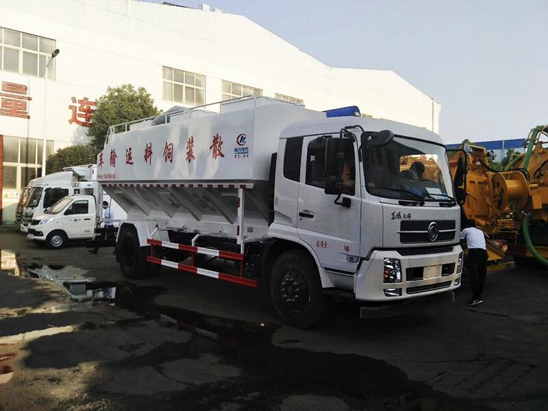 太原雞場豬場東風(fēng)散裝飼料車廠家直銷