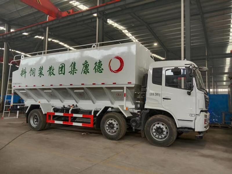 濱州鄒平東風(fēng)天錦小三軸飼料車哪里有賣