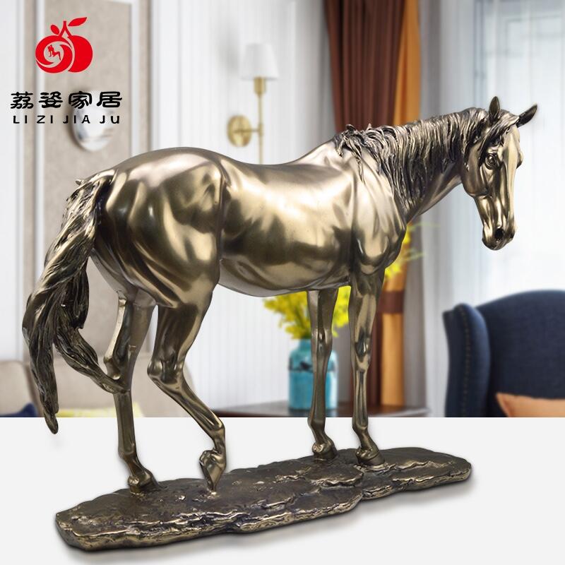 廠家供應鑄銅自由馬擺件批發(fā)定制