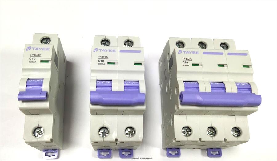 上海天逸剩余電流動作斷路器TYB2LEN 6KA 1P+N C型20A 30mA漏電保護器