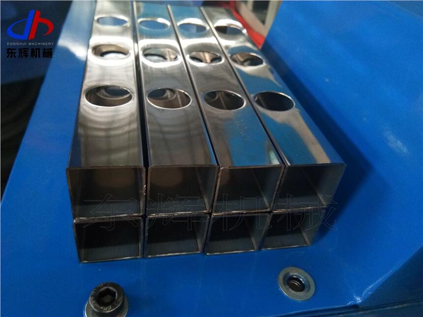 佛山 不銹鋼方管壓扁 圓管打孔機