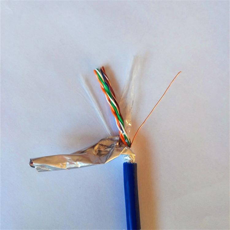 四川煤礦用聚乙烯絕緣編織屏蔽聚氯乙烯護(hù)套通信電纜MHYVP4*2*7/0.52廠家