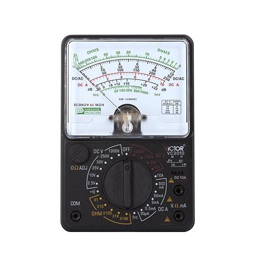 勝利機(jī)械表指針萬用表VC3010機(jī)械萬用表多功能技校家用電工維修