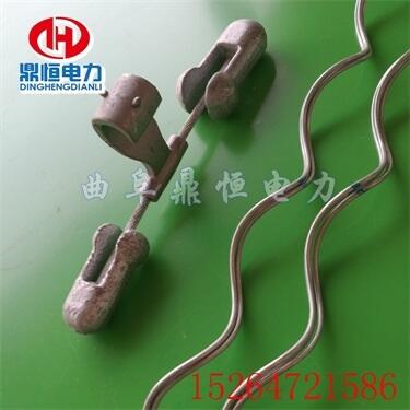 光纜預(yù)絞式防震錘工作原理