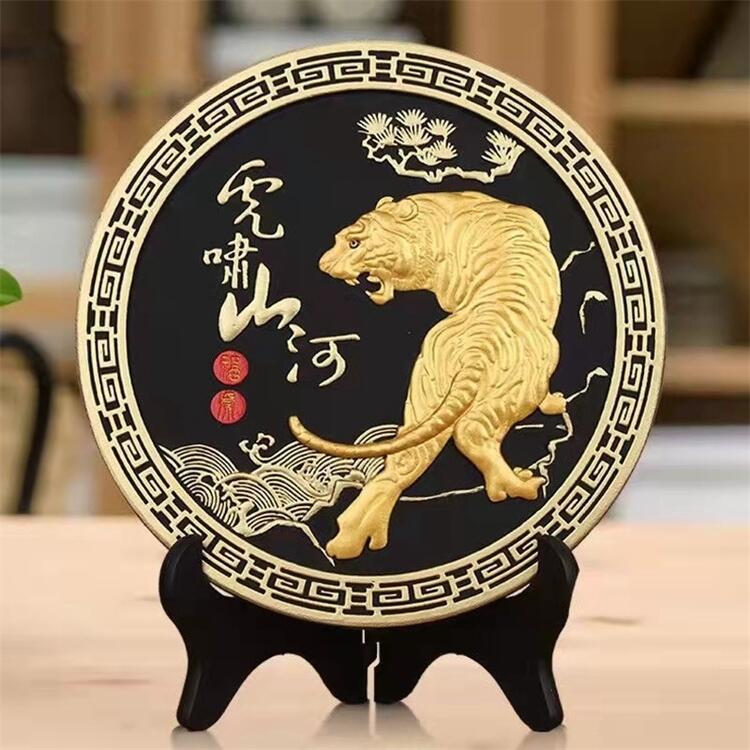 虎虎生威擺件定制 活性炭禮品定做