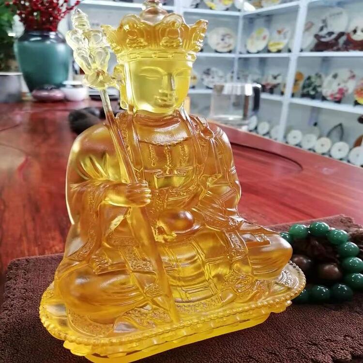 琉璃地藏菩薩擺件 琉璃觀音菩薩制作