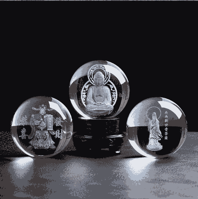 煥環(huán)祥工藝 k9水晶內(nèi)雕定制 建設(shè)樓房模型擺件定做