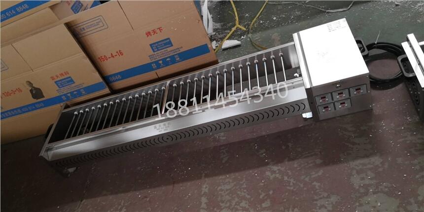 商用藍(lán)天博科無煙電燒烤爐黑金直管電烤串爐子 烤海鮮