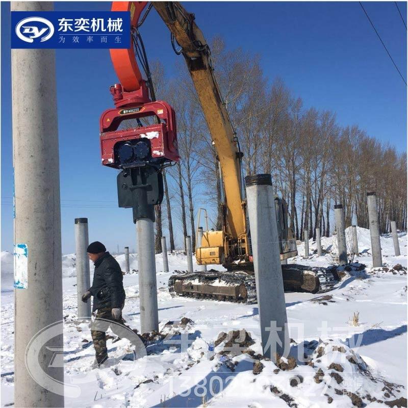 現(xiàn)貨供應(yīng)拉森鋼板樁 振動打樁機 高頻液壓打樁機