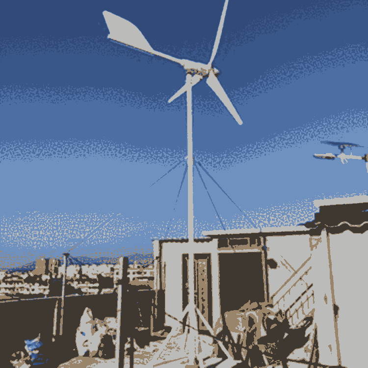 直銷風力發(fā)電機5000W小型家里可帶空調(diào)冰箱