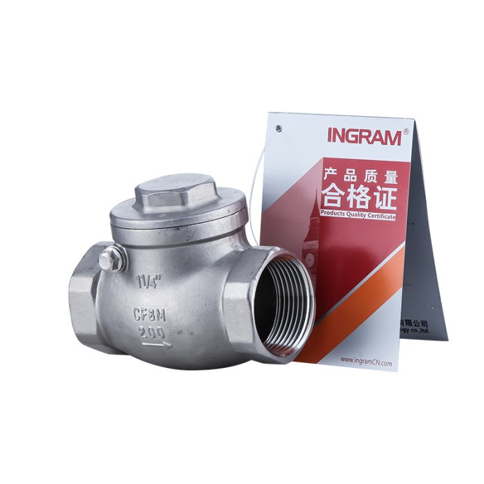 不銹鋼止回閥，絲扣止回閥，304止回閥，水表止回閥