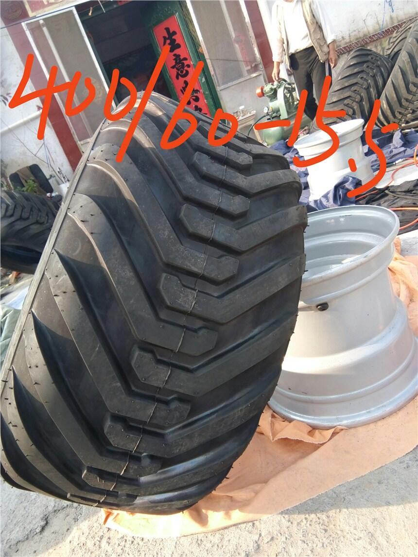 400/60-15.5草地機(jī)輪胎超寬人字輪胎現(xiàn)貨配套鋼圈