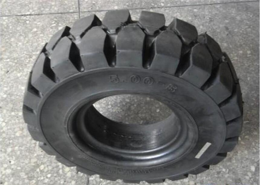 杭叉實(shí)心發(fā)泡輪胎500-8工業(yè)叉車(chē)升降機(jī)輪胎
