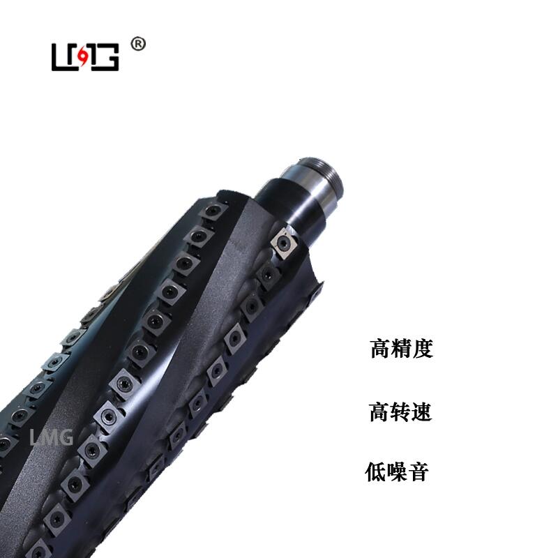 木工螺旋刀軸平刨壓刨雙面刨刨砂機專用可轉(zhuǎn)位刀軸切削不戧槎省料高效