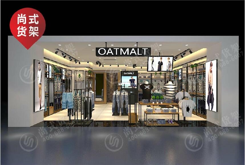 烏蘇市服裝店落地式展示架供應(yīng)商 廣州女裝展示柜商家 km新款貨架