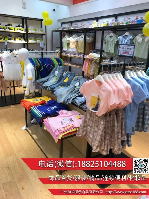 廊坊創(chuàng)意服裝架衣服展示架 km服裝貨架 大創(chuàng)生活館展示架