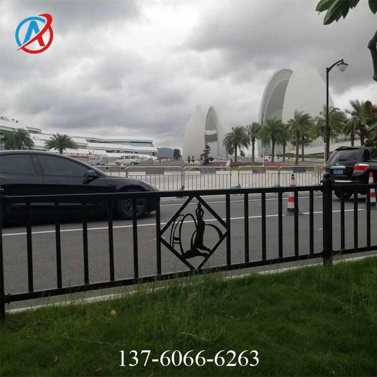 珠海交通隔離柵欄 市政道路護(hù)欄價(jià)格 神灣街道欄桿圖片