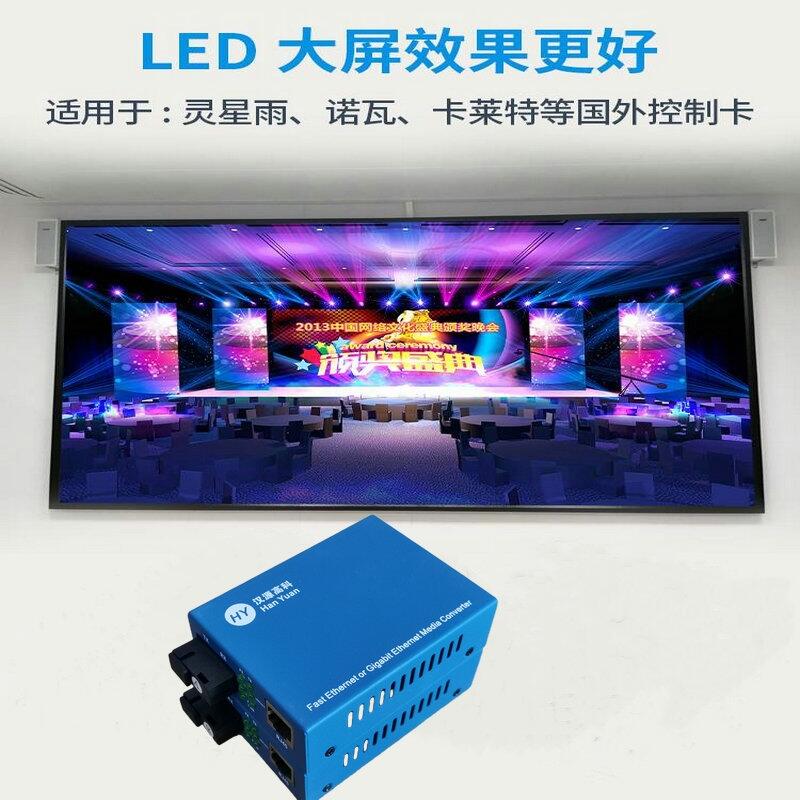 寧夏諾瓦CVT320光纖收發(fā)器LED全彩光電轉(zhuǎn)換器漢源高科
