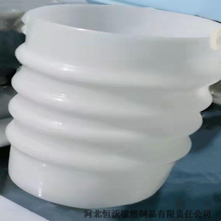 670x700x240硅膠軟連接  振動篩硅膠變徑短管  卸料耐溫短接   河北恒沃橡塑