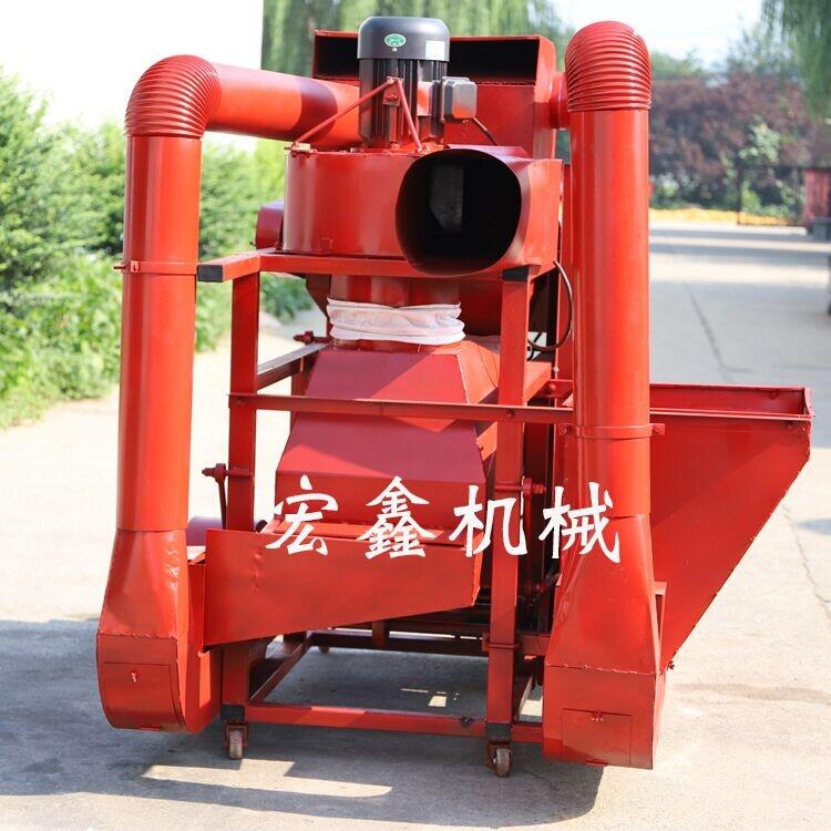 花生脫皮機廠家直銷 雙風(fēng)機花生種子剝殼機 新款家用花生剝殼機機
