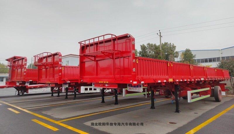 湖北半掛車廠家現(xiàn)車13米側(cè)翻低價處理,側(cè)翻自卸價格