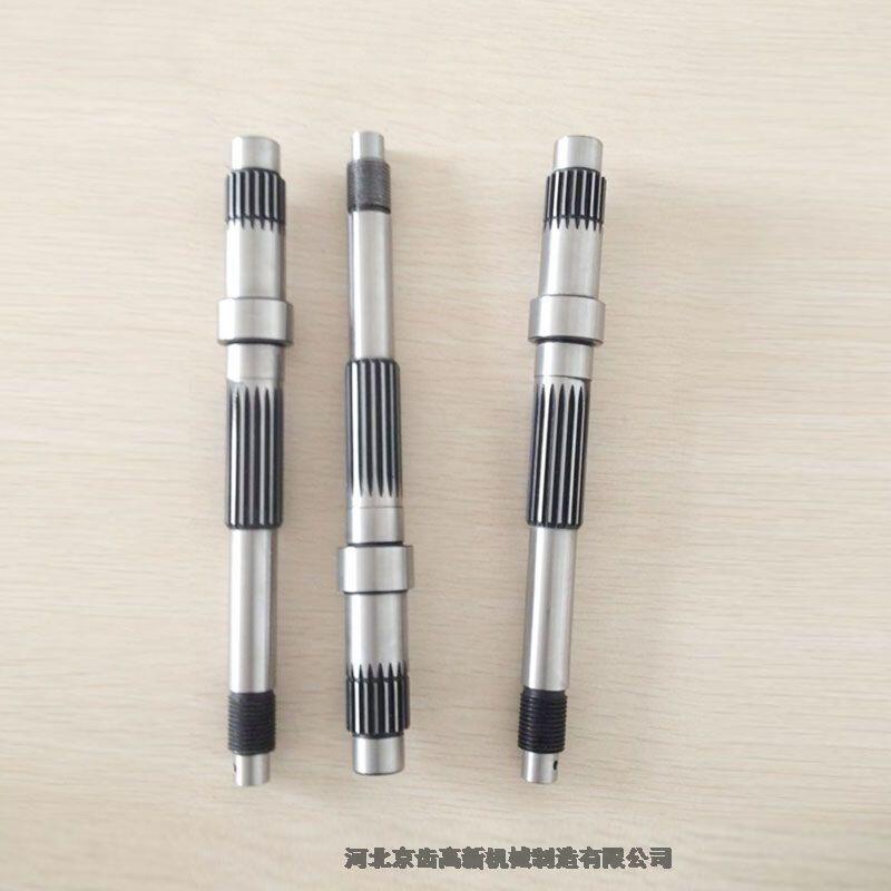 打標(biāo)機花鍵生產(chǎn)廠家【河北京齒高新機械制造】插齒花鍵軸訂做-批量花鍵軸定做