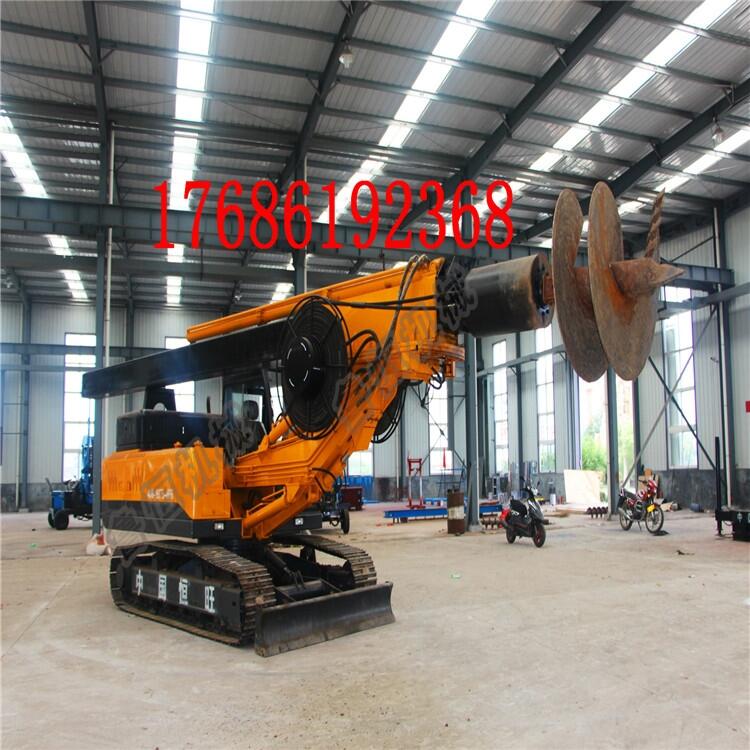 廠家直銷履帶旋挖鉆機(jī) 360度旋轉(zhuǎn)旋挖鉆機(jī) 大口徑打樁機(jī)