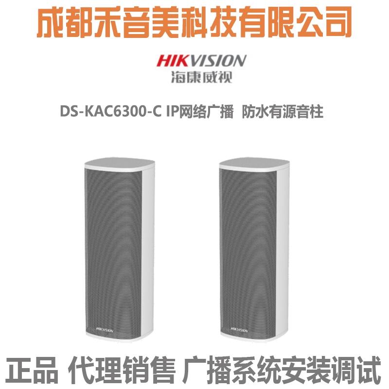 成都 ?？低?Hikvision IP網絡廣播解碼終端 防水有源音柱 代理銷售