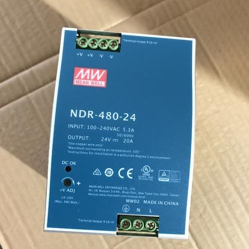 臺灣明緯導軌開關電源NDR-480-24