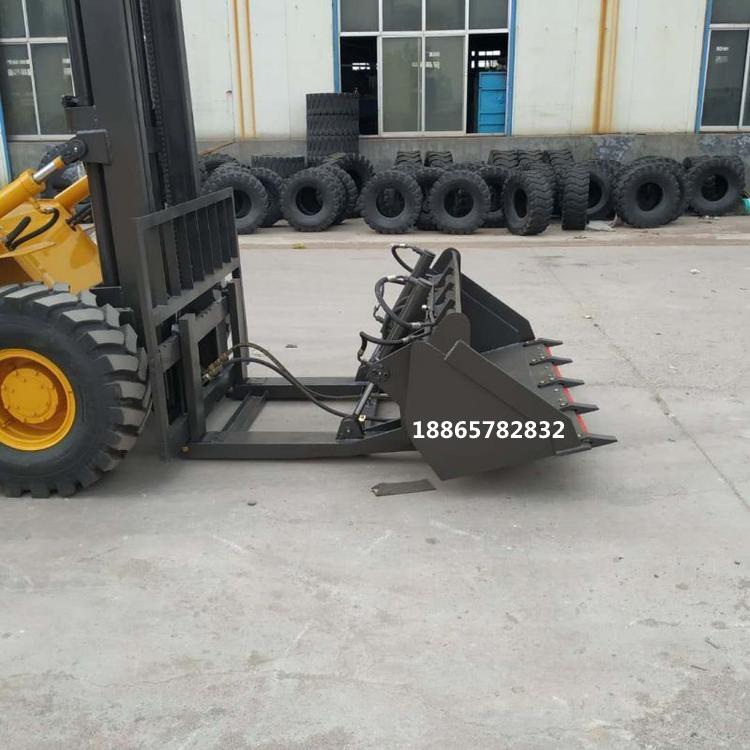 江西龍工叉車加鏟斗叉車加吊臂安裝簡單
