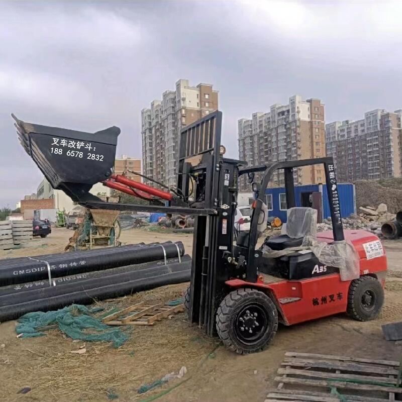 湖南叉車改裝鏟車的廠家豪力機械