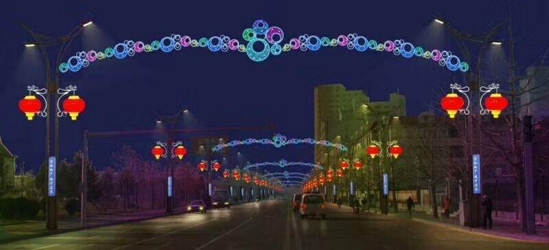 2.8米80W街道跨街燈廠家供應(yīng)