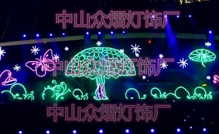 春節(jié)街道亮化 市政亮化工程 眾熠路燈桿造型燈掛件 雙向LED過(guò)街燈