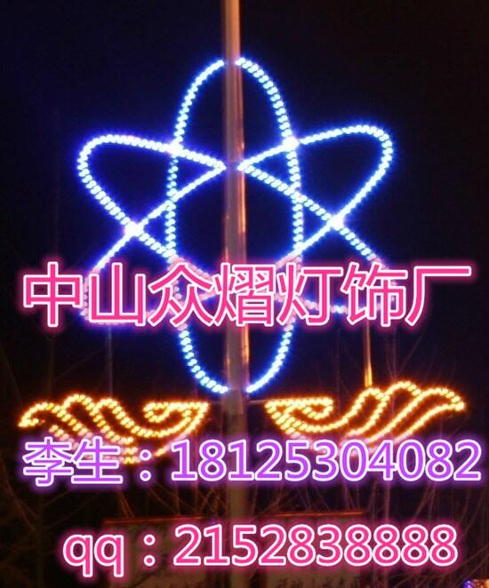 LED創(chuàng)意立體樹木造型燈 步行街LED蝴蝶燈柱造型燈新款圣誕樹燈