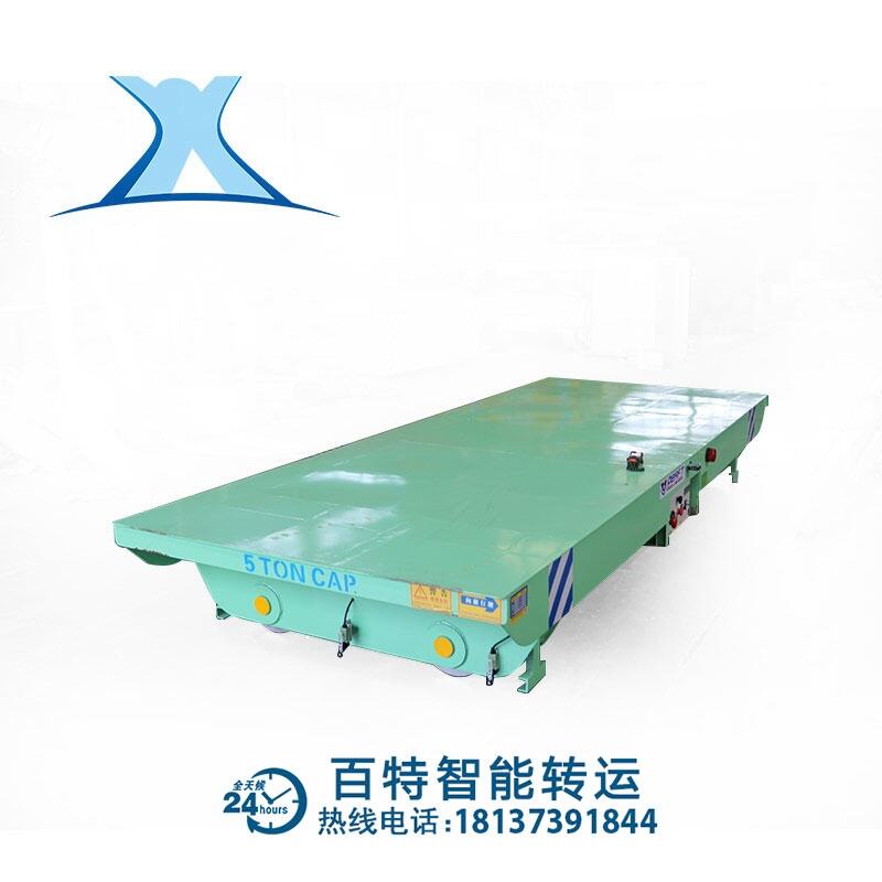 車間搬運(yùn)車牽引式平板拖車軌道礦用重型轉(zhuǎn)運(yùn)車物流臺(tái)車叉車運(yùn)輸車