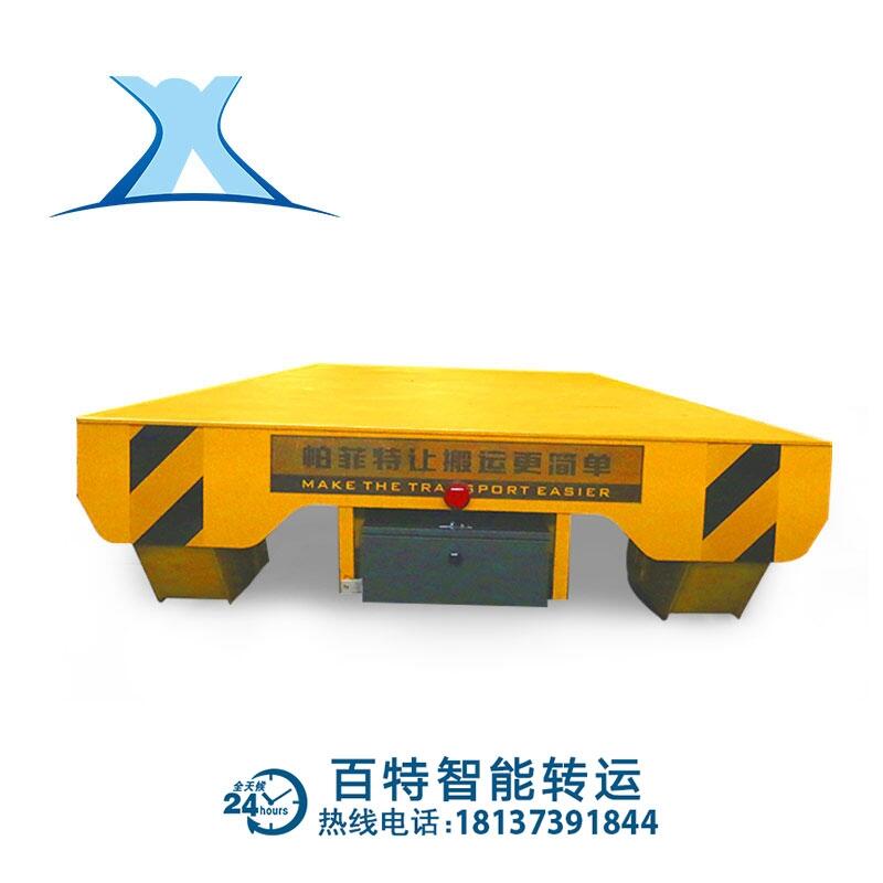 電池型平板車 10噸蓄電池軌道車間模具轉(zhuǎn)運車，充電式軌道運輸平板拖車