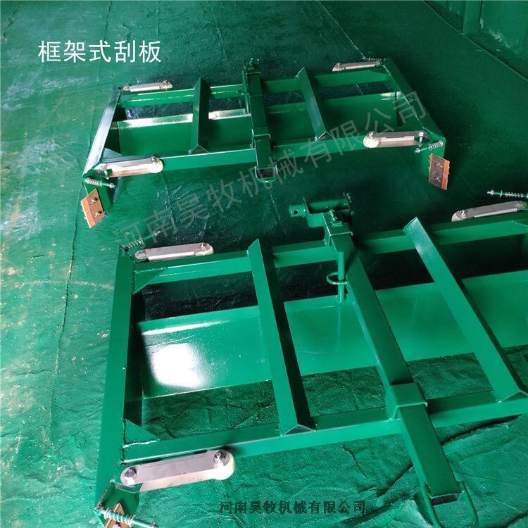 昊牧羊舍自動刮糞機一拖二使用圖