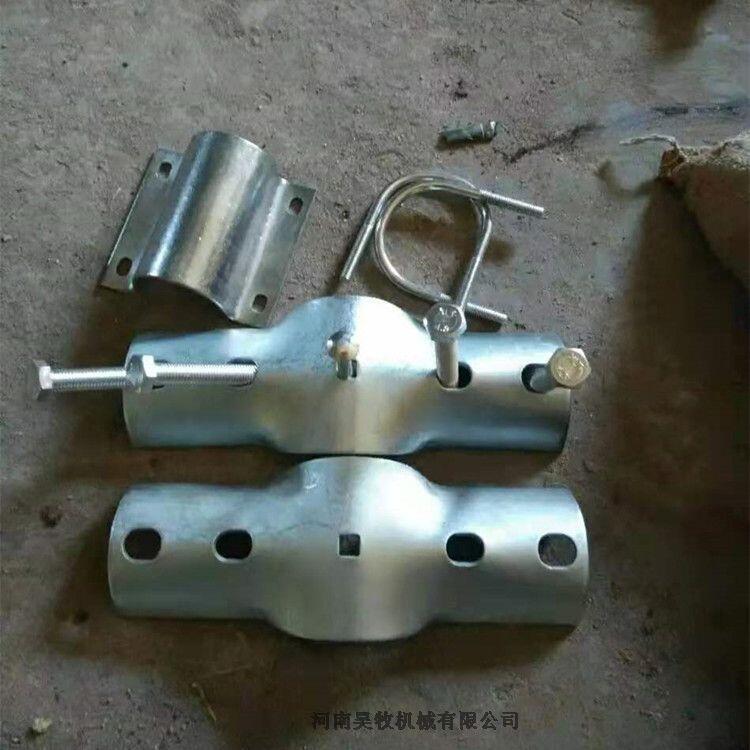 昊牧牛臥床連接件 擋頸桿抱卡熱鍍鋅材質(zhì)