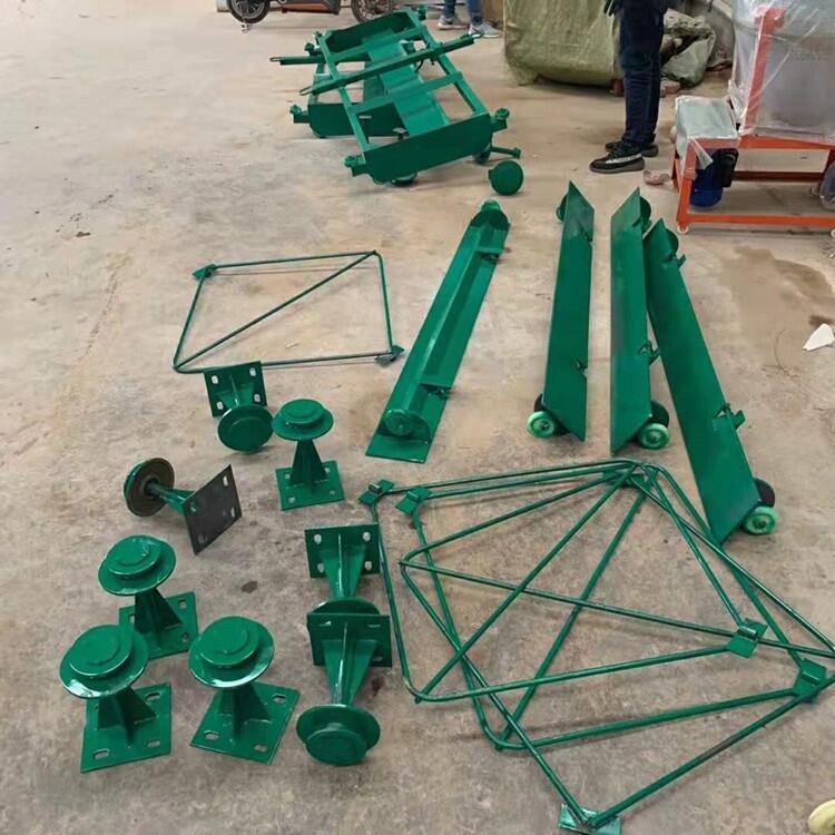 昊牧豬舍自動清糞機緊繩示意圖
