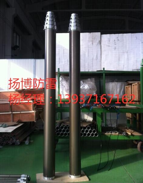 拉線升降桿避雷針使用方法 內(nèi)置天線手搖升降桅桿 揚(yáng)博氣動(dòng)升降桿供應(yīng)