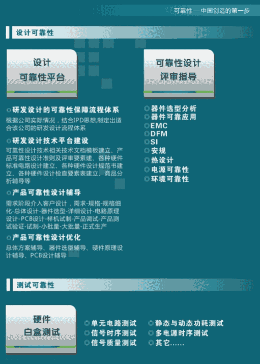 電子產(chǎn)品設(shè)計可靠性技術(shù)解決方案及技術(shù)輔導(dǎo)