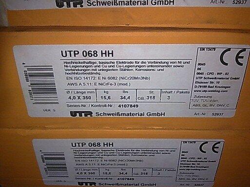 德國UTP A 2535Nb焊絲 雙相不銹鋼焊絲 鎳基合金焊絲