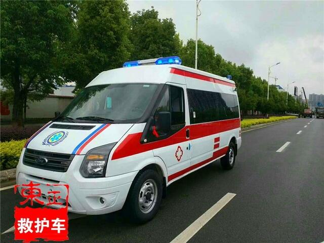 福特新世代V348長軸中頂柴油救護(hù)車